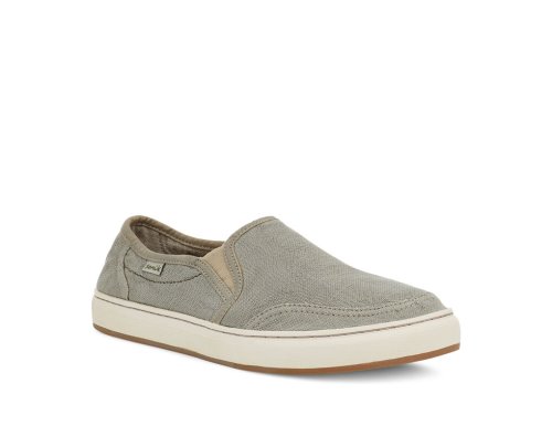 Sanuk Tideline Hemp Slip-on - Sanuk Shoes Mens Grey - Philippines LPXYJZ918